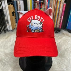 Inuyasha Sit Boy Ears Snapback Hat